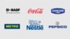 Логотипи компаній, які продовжуватимуть працювати в Росії