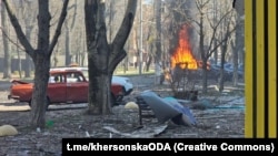 Наслідки російського удару по Херсону, березень 2025 року