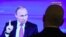 Russian President Vladimir Putin Direct Line call-in show this year was not much different from previous years, as he speaks here at the 2017 version.
