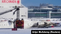 Pamje nga incidenti në aeroportin në Toronto.