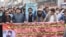 A protest organized by the Pashtun Tahafuz Movement (PTM) in Dera Ismail Khan on February 13 demanding the clearance of landmines in South Waziristan. 