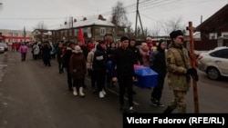 Похороны военнослужащего в Карелии