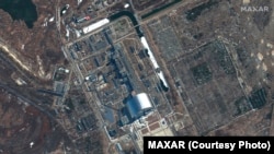 Сателитска слика на нуклеарната централа Чернобил 