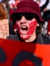 KOSOVO-GENDER-RIGHTS-WOMEN'S DAY-DEMO