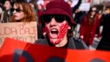 KOSOVO-GENDER-RIGHTS-WOMEN'S DAY-DEMO