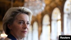 Președintele Comisiei Europene, Ursula von der Leyen, la un summit informal al liderilor UE la Palatul Versailles, 11 martie 2022. 