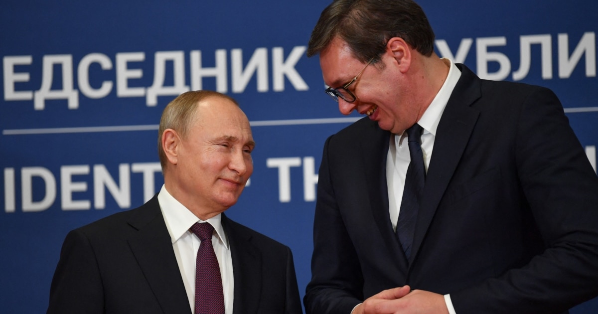 Bipartisan US Lawmakers Take Aim At Serbia's Vucic Over Democracy, Russia Ties