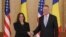 Romania, US VP Kamala Harris, Romanian president Klaus Iohannis