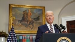 Predsednik SAD Džo Bajden u toku obraćanja u vezi zabrane uvoza ruske nafte i naftnih derivata, 8. mart 2022.