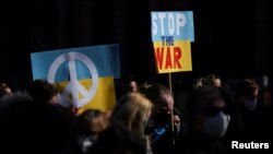  Протестиращи в Берлин на 13 март 2022 година 