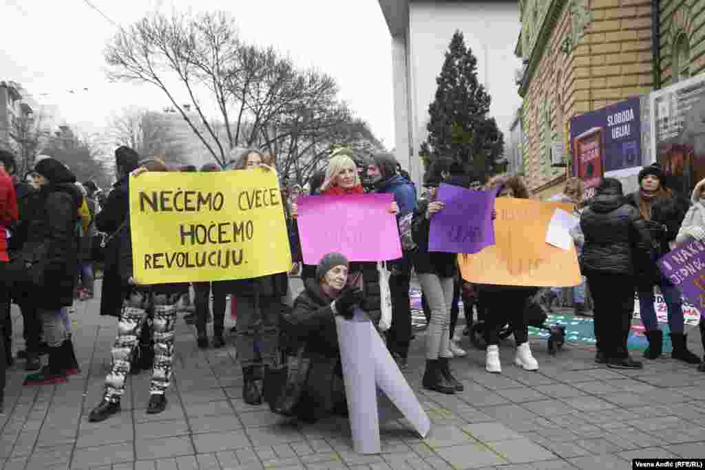 Osmomartovski protestni marš u Beogradu