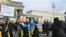 Protest la Berlin împotriva războiului purtat de Vladimir Putin în Ucraina.