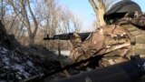 Ukrainian Troops Attempt To Drive Russian Forces From Village Near Kyiv video grab 2