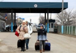 Refugjatët ukrainas duke arritur në Moldavi.
