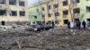 Spitali i shkatërruar në Mariupol. 