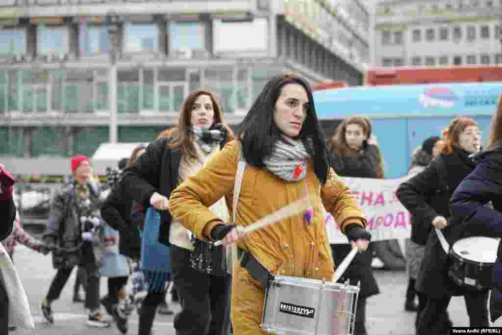 Osmomartovski protestni marš u Beogradu