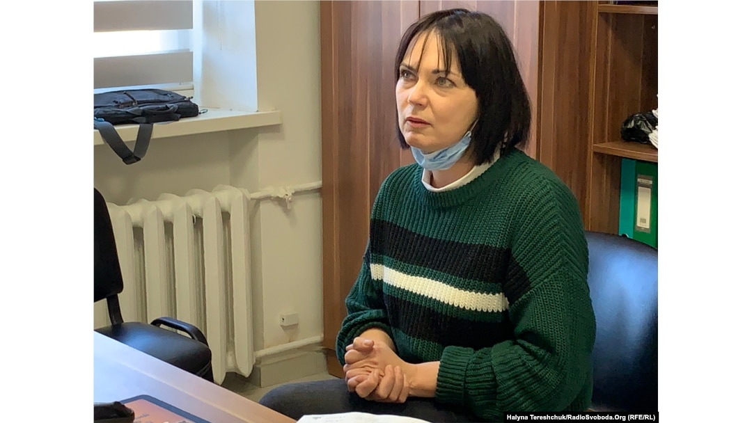 "My city is being wiped off the face of the Earth,” says Inna Shchukina, who fled from her native Kharkiv when the war started. She is now being treated at the Lviv Regional Oncological Medical and Diagnostic Center.