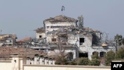 Zgrade oštećeno u raketiranju, Irbil, 13. mart 2022.