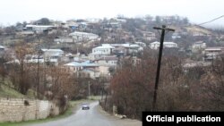 Nagorno-Karabakh - A view of the village of Khnapat, March 11, 2022.