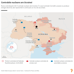 Moldova, Centralele nucleare ale Ucrainei, 14 martie 2022