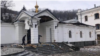 Святогорська лавра після обстрілу російськими військовими. Святогірськ, Донеччина, 13 березня 2022 року
