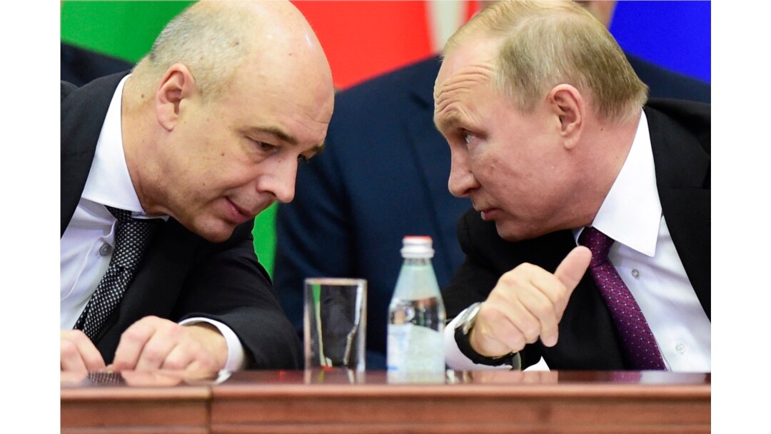 Антон Силуанов и Владимир Путин