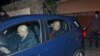 Fostul premier bulgar Boyko Borisov, pe bancheta din spate a mașinii, în urma reținerii sale într-o anchetă anticorupție a Parchetului European condus de Laura Kovesi.