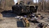 Ukrainian Forces Destroy Russian Armored Column Іn Kyiv Region