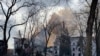 Mariupol city officials said a bomb was dropped on the theater building from a Russian airplane on March 16. 