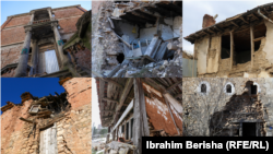 Objekte të dëmtuara të trashëgimisë kulturore në Kosovë.
