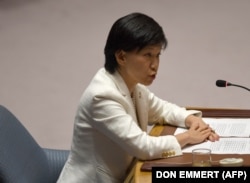 UN High Representative for Disarmament Affairs Izumi Nakamitsu (file photo)