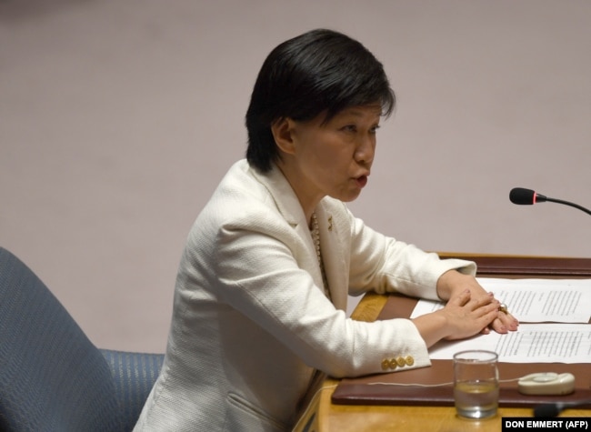 UN High Representative for Disarmament Affairs Izumi Nakamitsu (file photo)