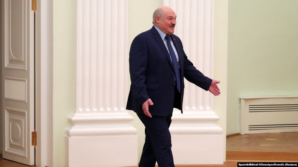الکساندر لوکاشنکو، رئیس‌جمهور بلاروس و از هم‌پیمانان نزدیک پوتین