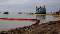 wrecked oil tanker Volgoneft-239 in the Black Sea