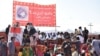 Leaders of the Pashtun Tahafuz Movement during a protest in Qilla Saifullah, Balochistan on March 10. 