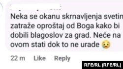 Komentar savjetnika u Opštini Nikšić Miljana Mijuškovića na fejsbuku, povodom tragedije na Cetinju.