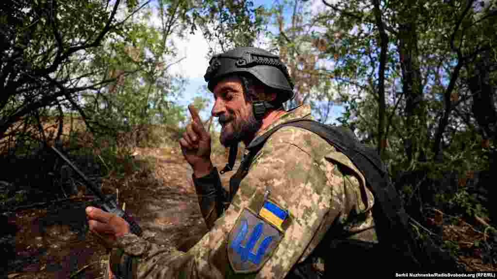 Парамедик із позивним &laquo;Художник&raquo; на передовій під Спірним. Донеччина, 8 серпня 2022 року