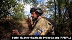 Український солдат на передовій в Донецькій області