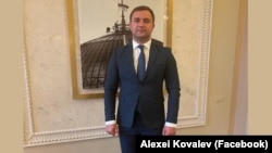 Oleksiy Kovalyov was found with a gunshot wound to his head and a Mossberg pump firearm that was officially registered to the former member of Ukraine's ruling Servant of the People party. (file photo) 