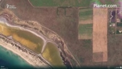 Предполагаемое место дислокации систем ПВО С-400 под Евпаторией. Сравнение спутниковых снимков за 15 июля и 22 августа.