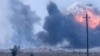 Дим від вибухів боєприпасів у Джанкої в окупованому Криму 16 серпня 2022 року