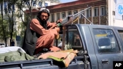 یکی از افراد طالبان در کابل 