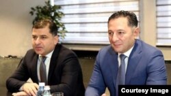 ფოტო არქივიდან: ვახტანგ გომელაური და სოსო გოგაშვილი
