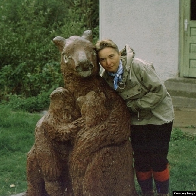 Livia Chereches e fotografuar në vitet ‘80.