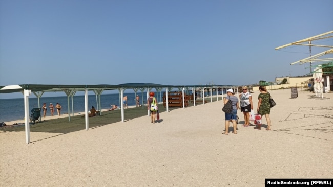 Бердянський пляж в окупації, 2022 рік