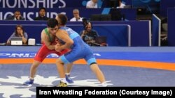 ایمان محمدی روز شنبه در وزن ۶۳ کیلوگرم به مدال طلا رسید