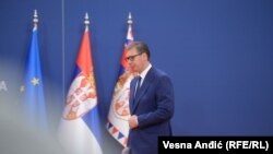 Presidenti i Serbisë, Aleksandar Vuçiq.
