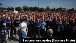 Страйк на «Гродна Азот». Горадня, 2020. Ілюстрацыйнае фота 