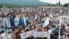A protest rally against the return of the TTP militants in the Lower Dir district of Khyber Pakhtunkhwa. 