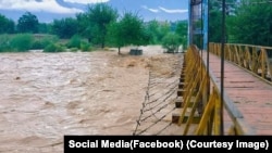 Flooding in Afghanistan's Laghman Province, east of Kabul.